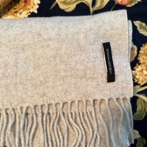 Banana Republic Soft Gray Wool Scarf